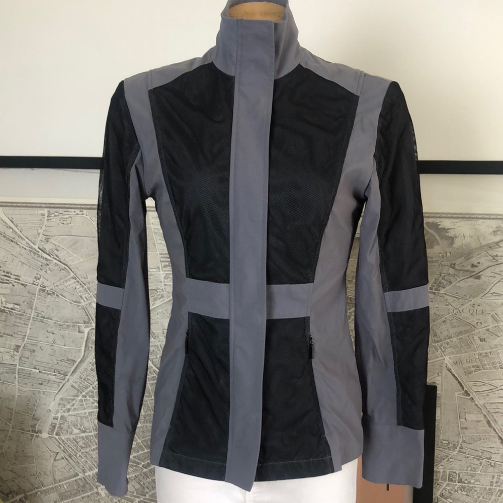 Anatomie Black and Gray Panelled Ski Jacket